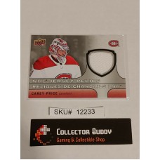 Carey Price Jersey Relics 2018-19 Tim Hortons Upper Deck NHL J-CP SKU#12233